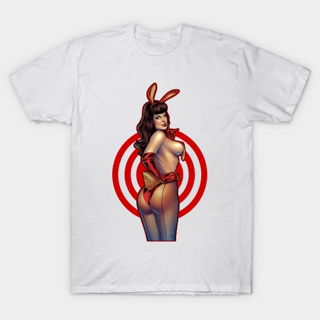 Pinup Girl T-Shirt by Eliaschatzoudis